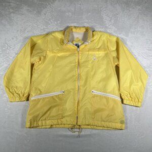 Vintage Gulf Coast Windbreaker Raincoat Size L Hooded Full Zip Pocket Unisex EUC